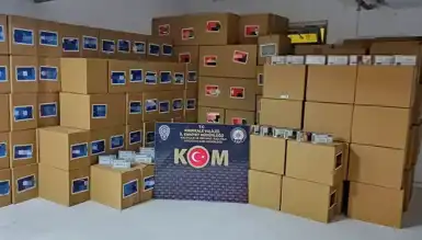 Kırıkkale'de 2 Milyon Makaron Ele Geçirildi